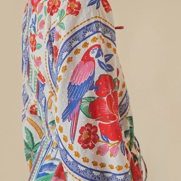 FARM Rio Multicolor Tropical Print Dress - Picture 5 of 9